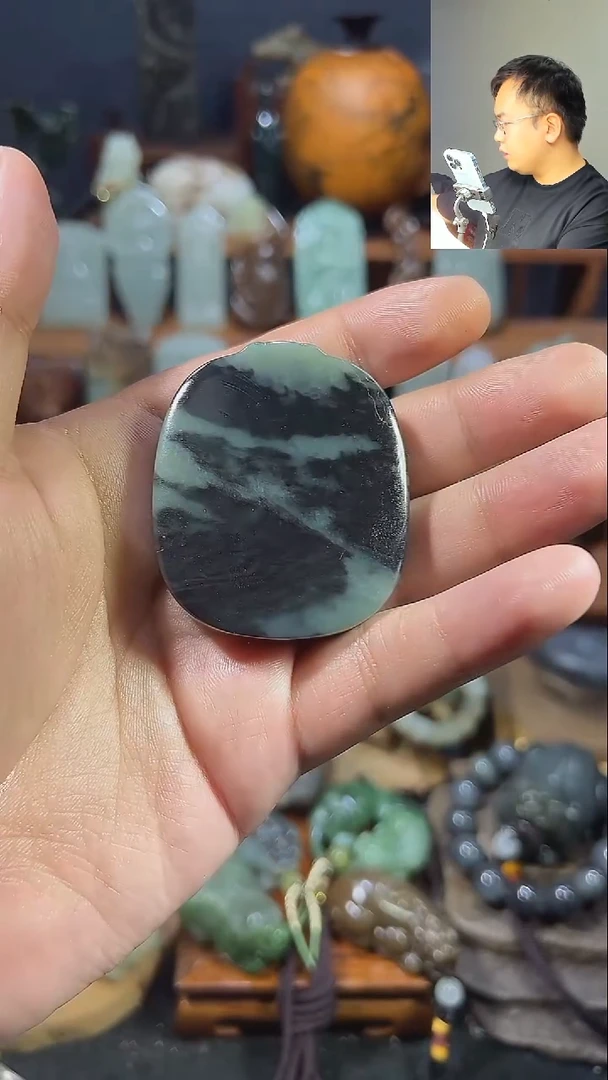 颈饰未镶嵌和田玉星**溪1