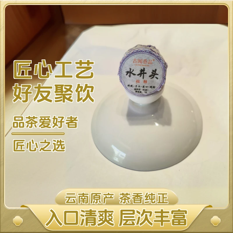 水井头忙肺兰花香 花果香迷你小沱茶普洱茶生茶手工精制特制