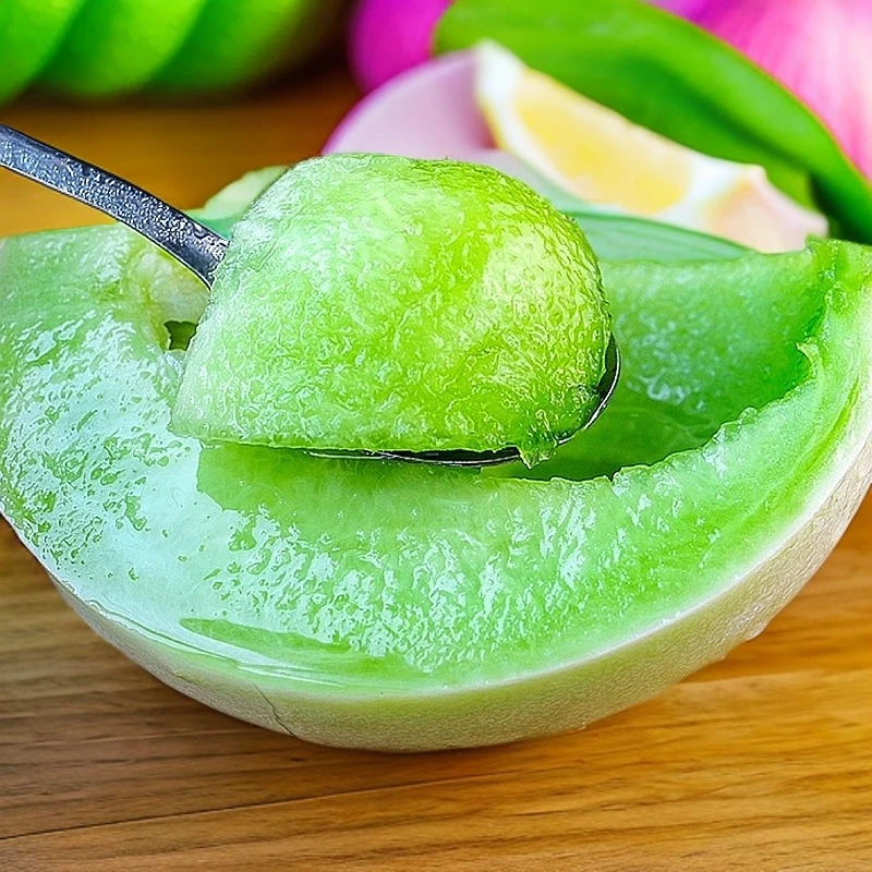 正宗玉菇冰激凌甜瓜蜜瓜新鲜水果当季玉茹哈香密瓜甜瓜玉菇水果