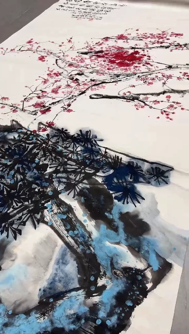 国画李纲-26平尺-国画作品-金