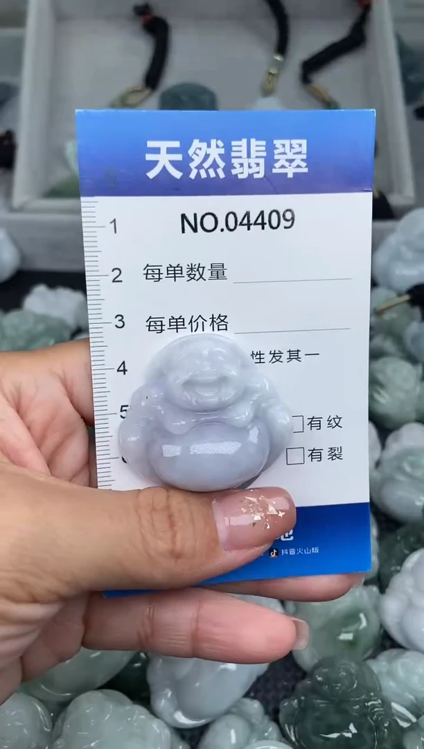 颈饰未镶嵌翡翠纯天然A货翡翠4409