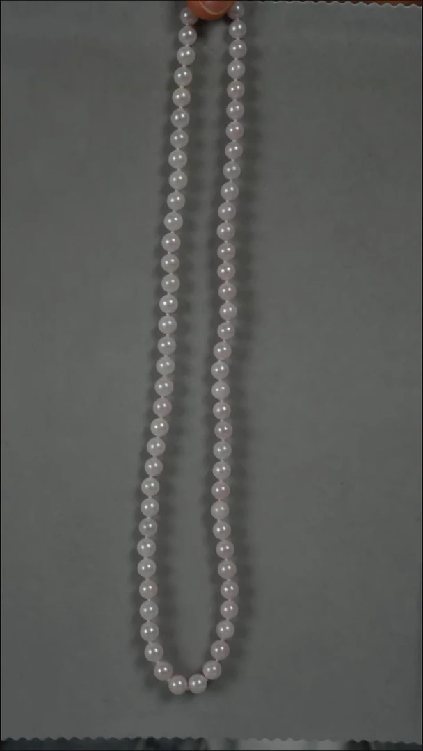 项链银S925镶嵌海水珍珠AK5.5-6mm