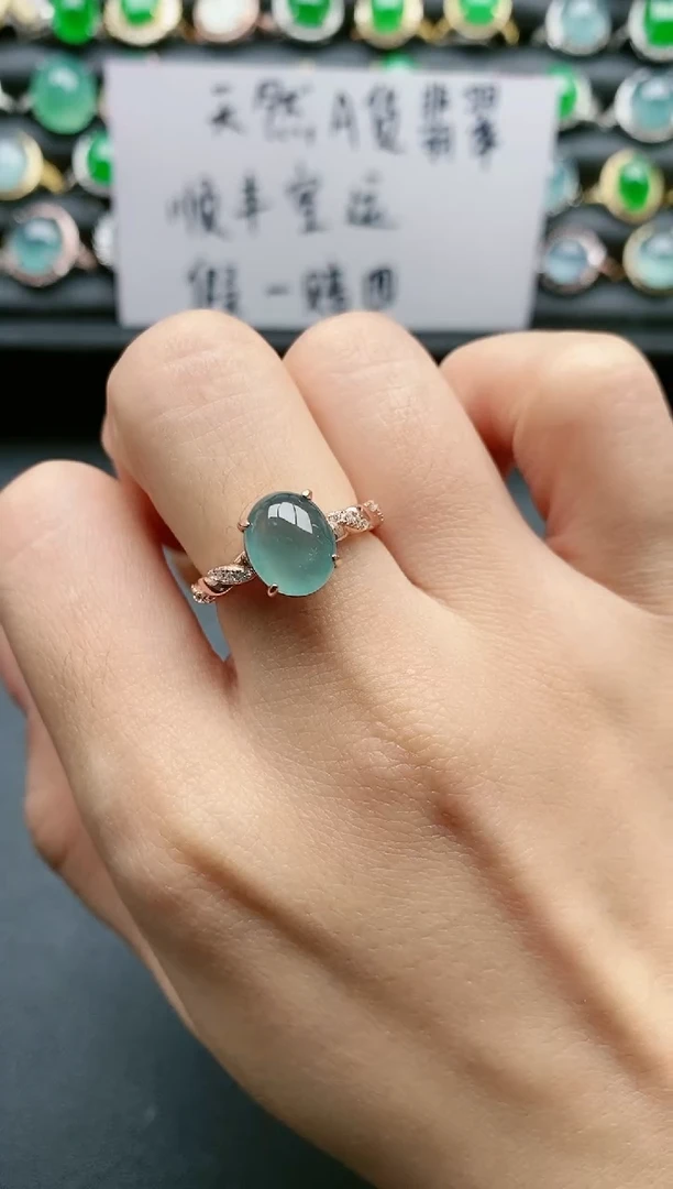 【闪购商品】翡翠戒指银S925镶嵌11111111