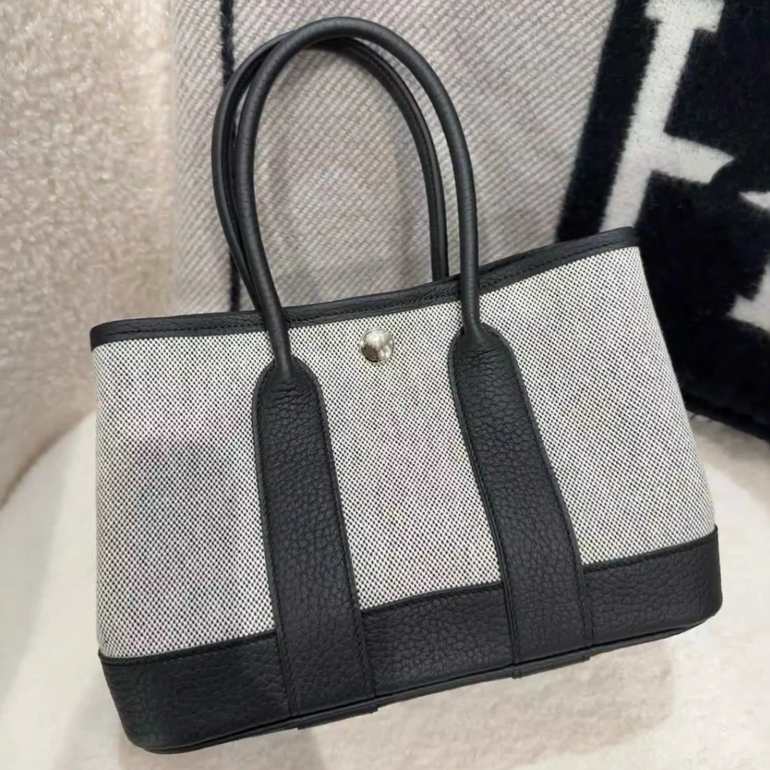 【纯手缝蜡线熊猫色花园包23】手提包新款女包爆款