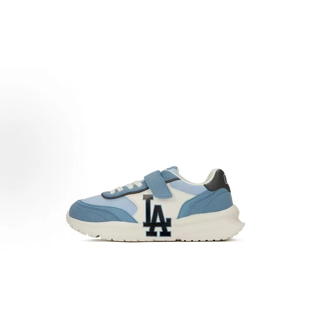 MLB Chunky Jogger 时尚队标舒适百搭休闲鞋 天蓝色童款7ASXXA43N