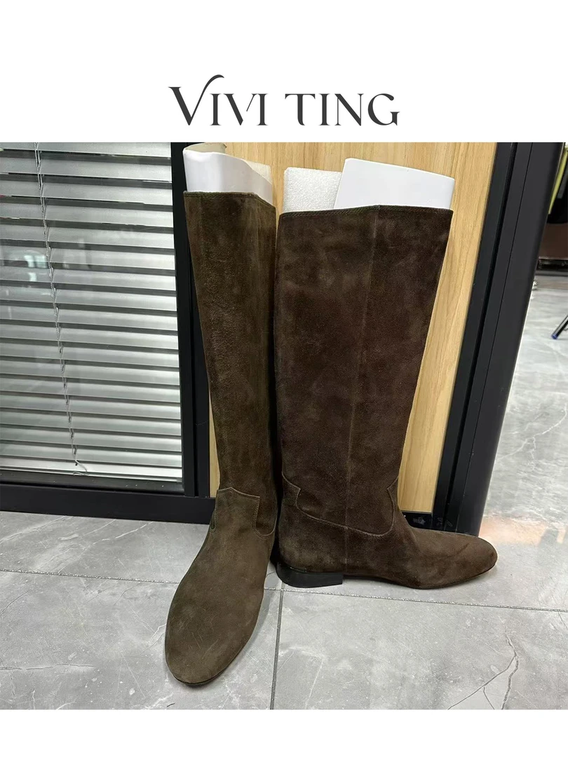 【VIVI·TING】婷姐推荐时尚新款高筒靴时尚气质小个子不过膝长靴
