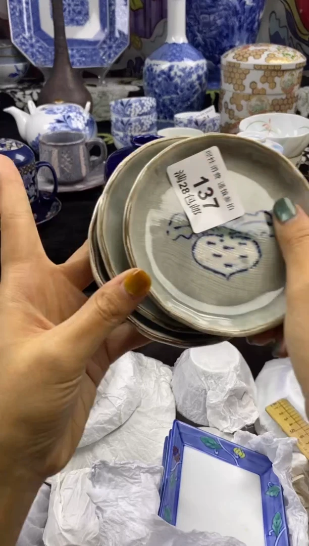 瓷片潇***活瓷色工艺品品品品137