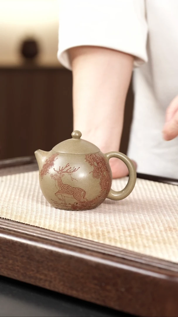 【闪购商品】紫砂茶壶富弼圭一旦投入它具有