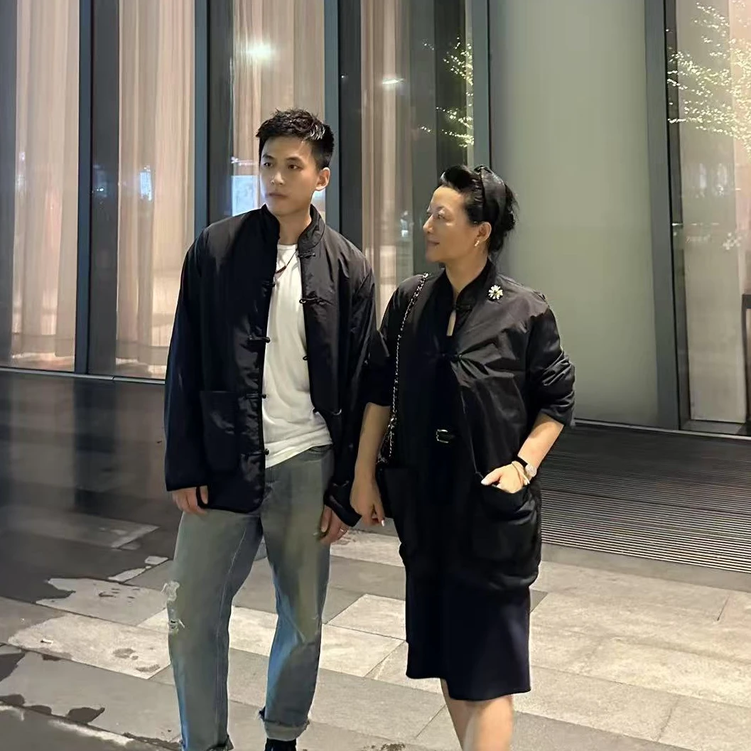 Fen姐|【秋风吹雨】新中式国风立领男女同款手工盘扣休闲外套255700