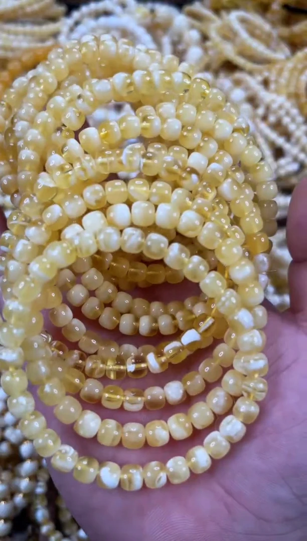 未镶嵌琥珀裸石BB6 多样性一条