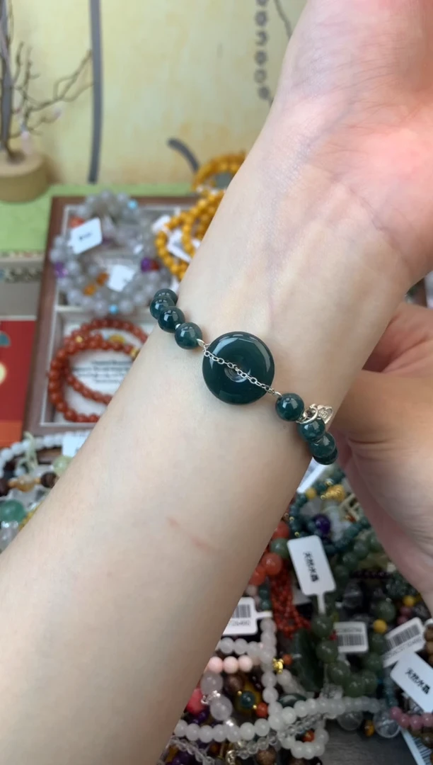 手饰翡翠银S925镶嵌102