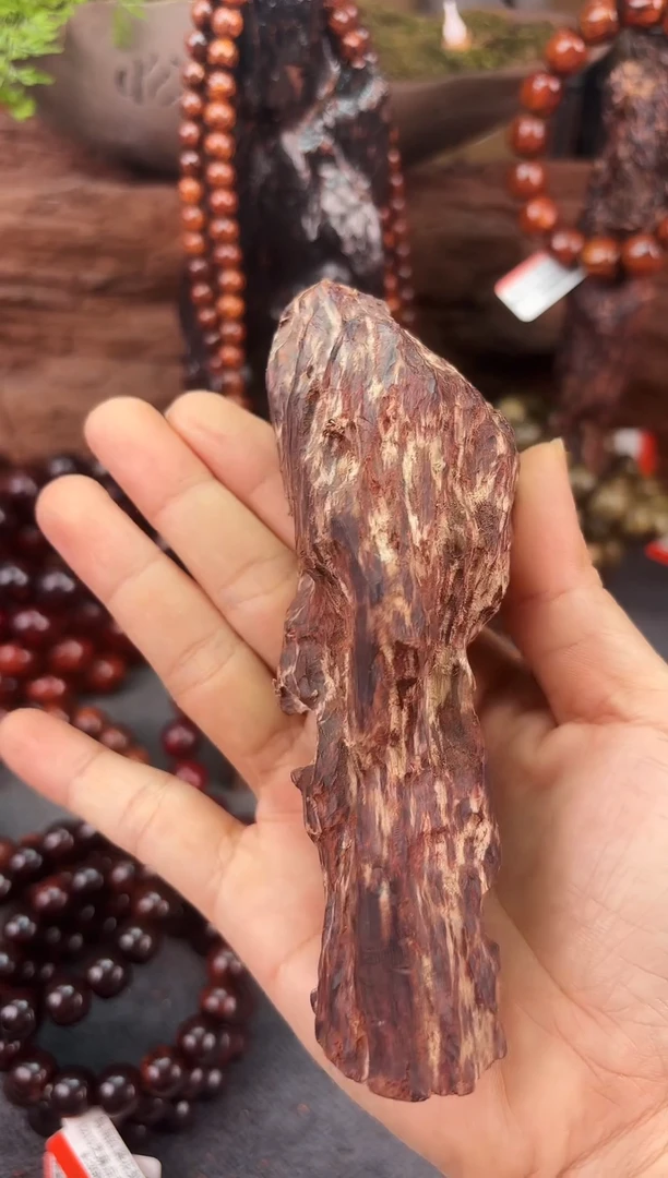 降真香把件谊海南红降生结香胆94克