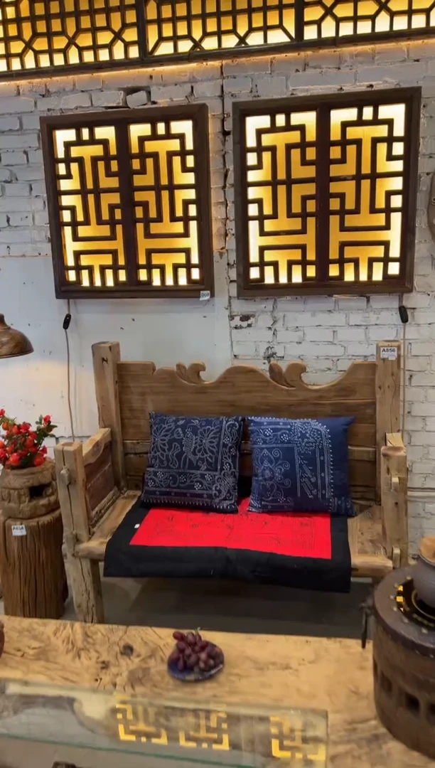 木（非红木类）z*f一对窗户灯