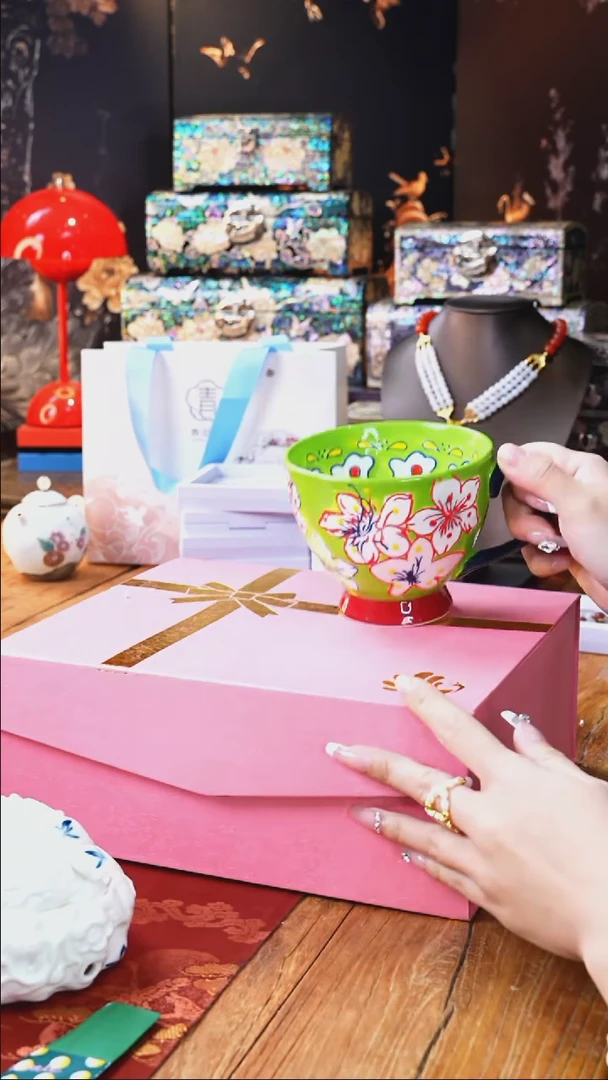 【闪购商品】瓷片豆包儿推荐饰品摆件