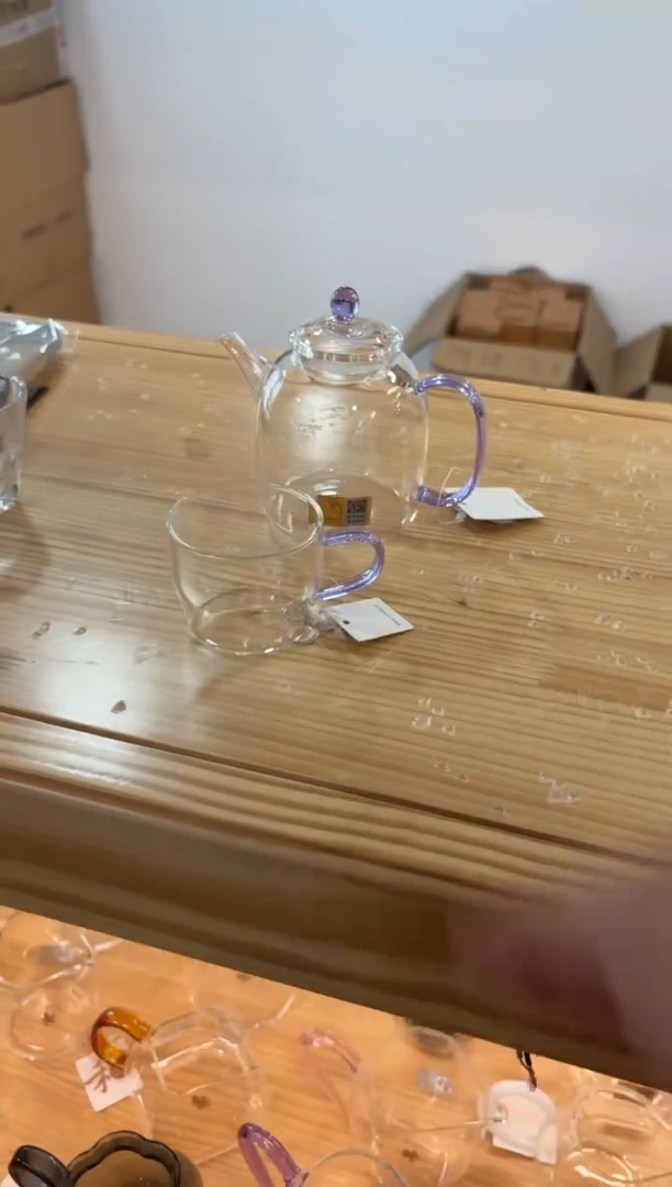 禾器-宴辰壶-浅紫色+清禾杯1个
