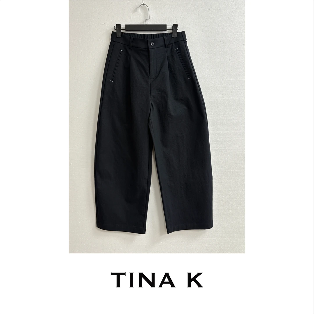TinaK时尚休闲运动户外百搭宽松秋季阔腿裤KZ225411