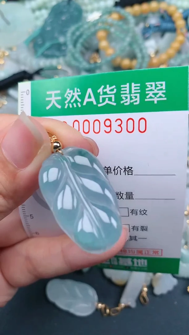 翡翠未镶嵌颈饰.0009300