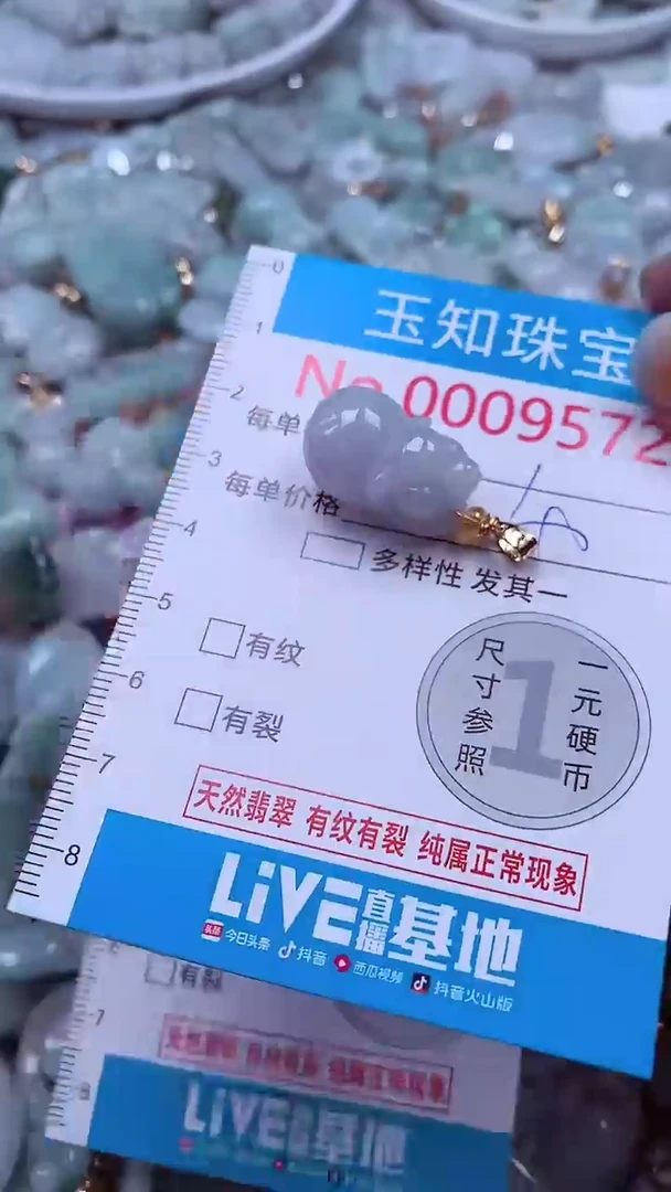 吊坠(不含链)未镶嵌翡翠9572