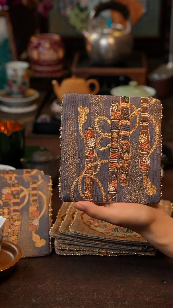 西阵织茶席  景德镇陶瓷福利款