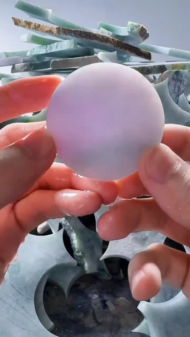 裸石翡翠缅甸翡翠A货文519