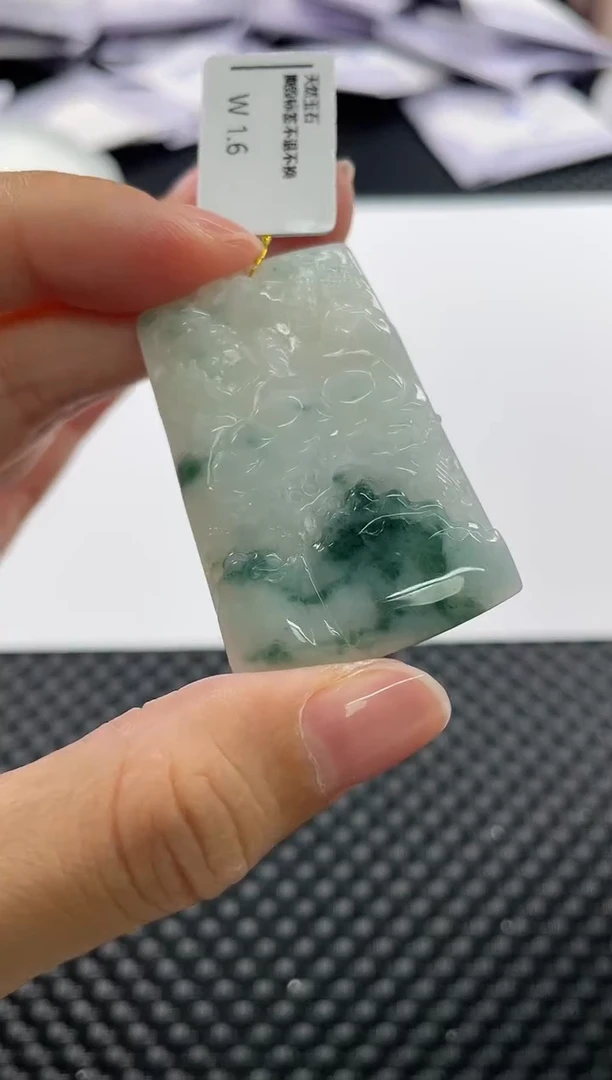 颈饰未镶嵌翡翠5687 山水