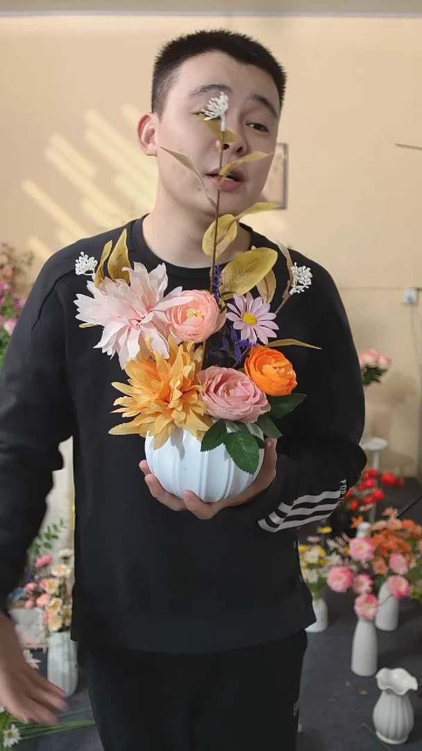 嘿淘家仿真花插花套装包邮到家