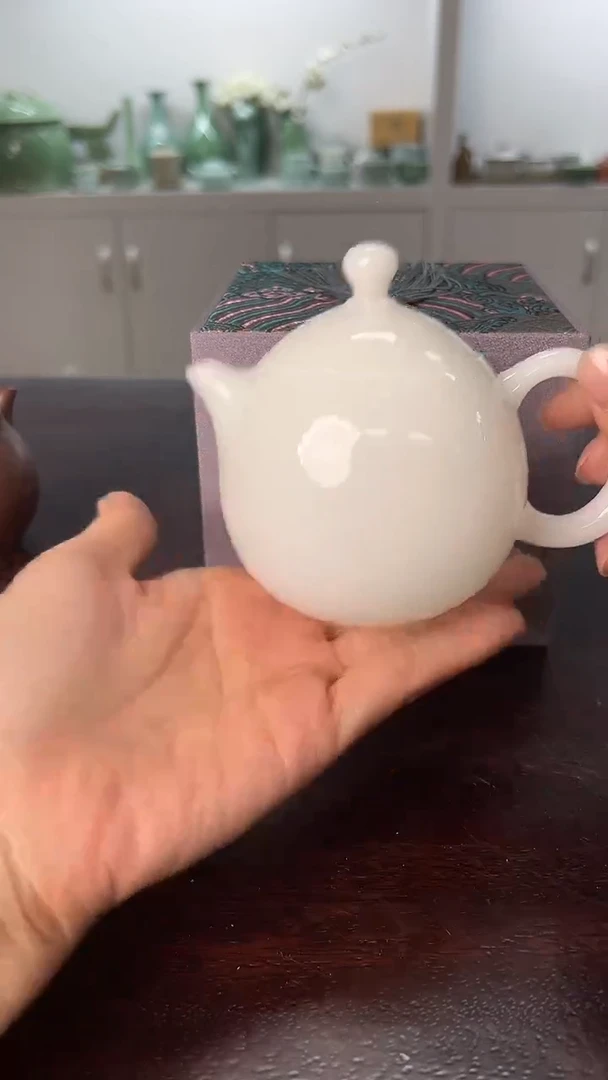 龙泉云间青瓷小米茶器