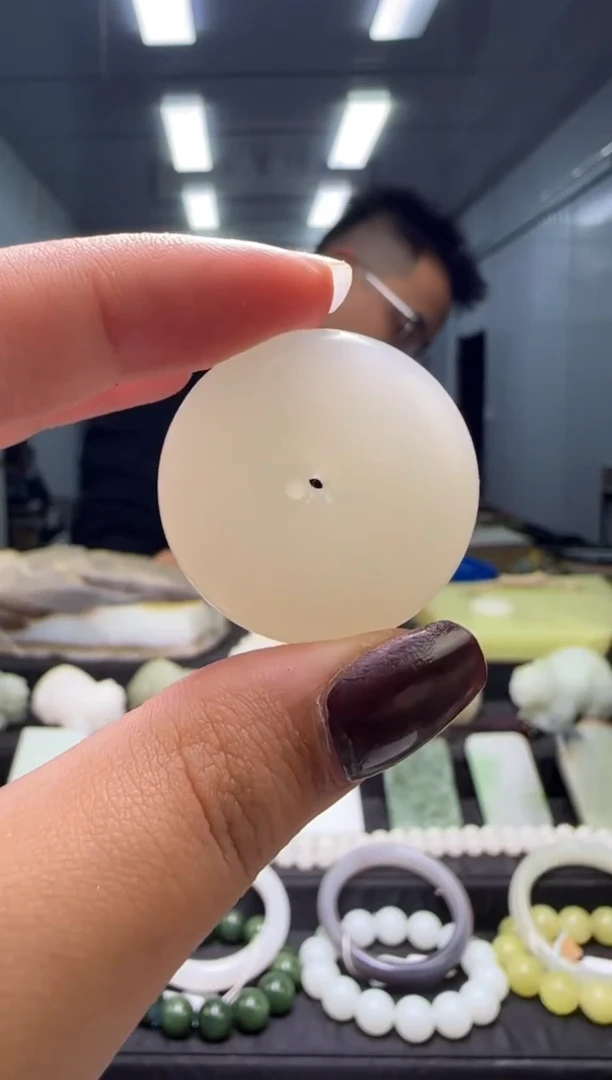 吊坠(不含链)未镶嵌和田玉平安扣/多样性发货/发其一