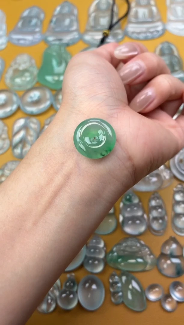 吊坠(不含链)未镶嵌翡翠7 平安扣 18.9 4.7