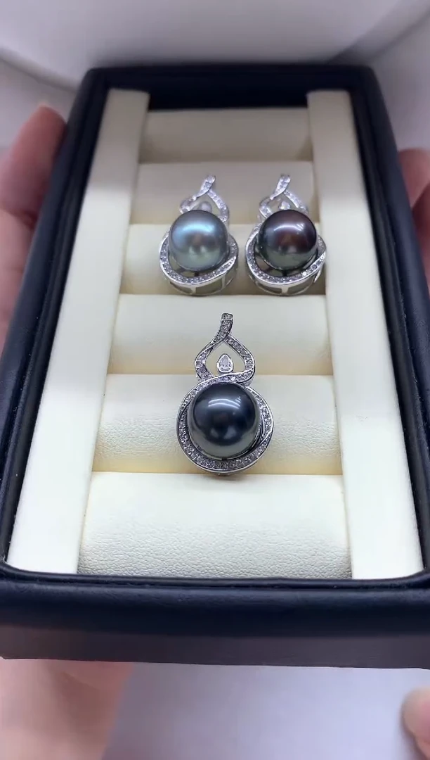 银S925镶嵌海水珍珠吊坠(不含链)多样性发其一