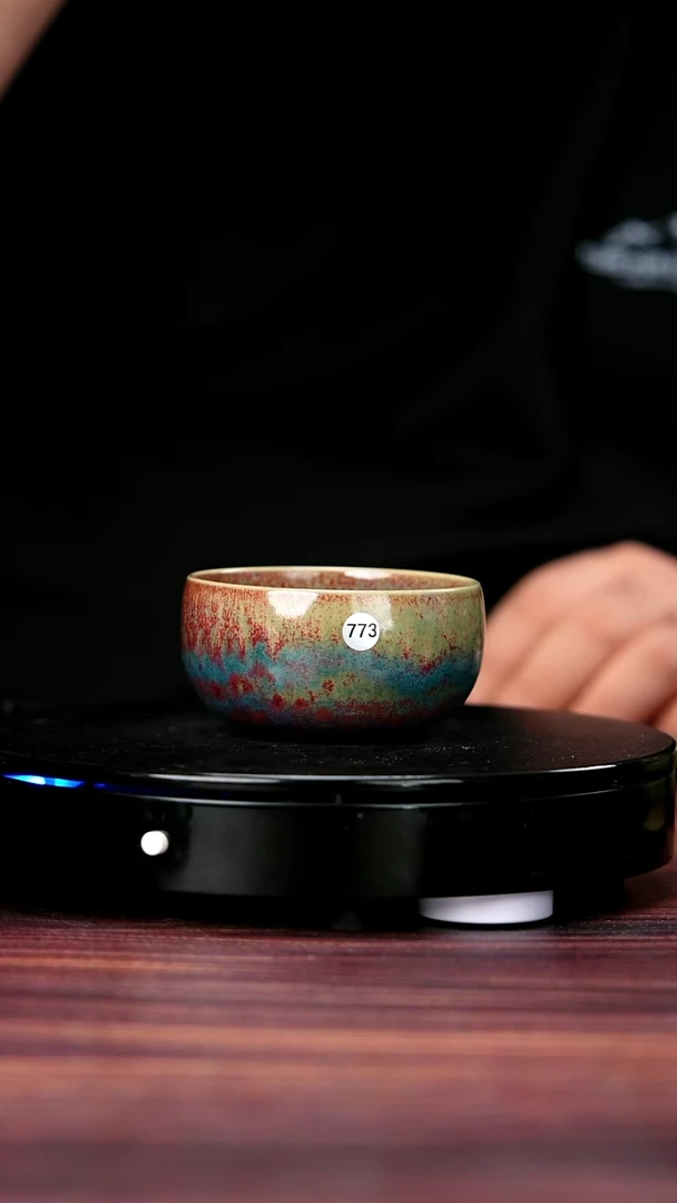 其他该****称773#盼龙窑一级品原矿钧瓷禅定杯