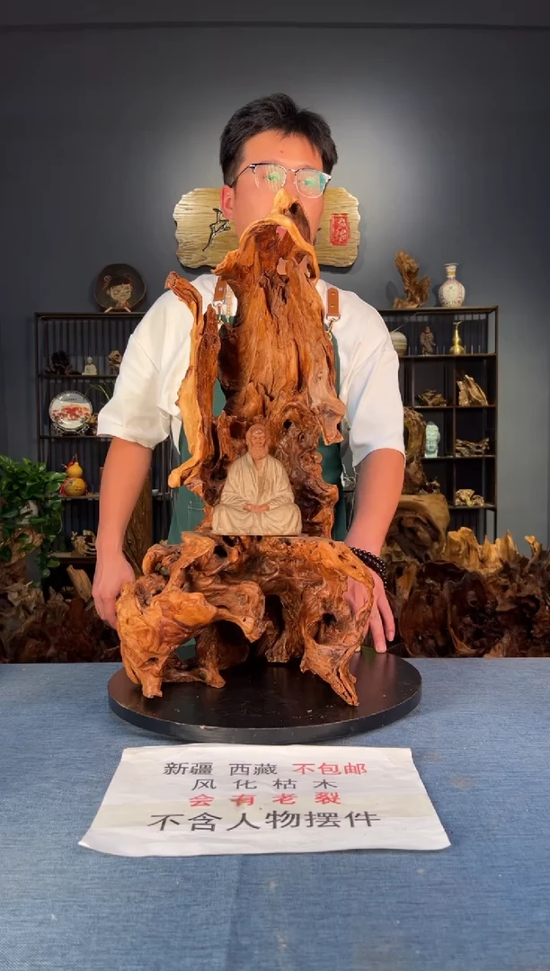 木 卢师傅根艺作品（不包含人物摆件）
