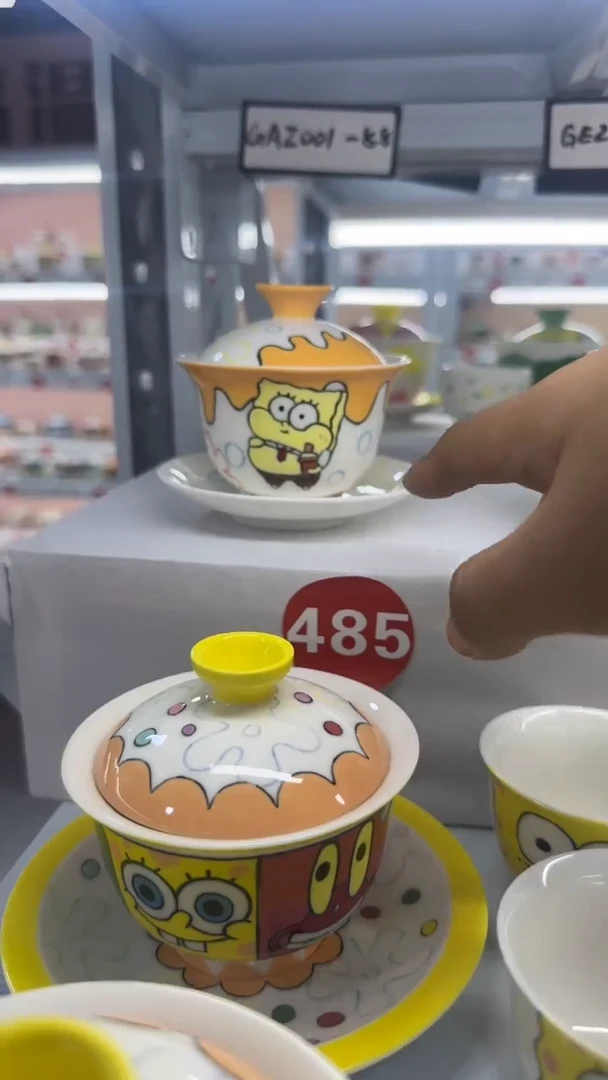 高温釉下彩手工手绘陶瓷