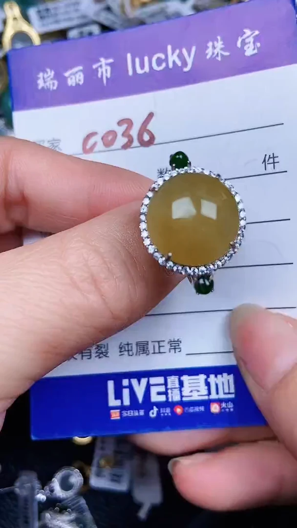 颈饰银S925镶嵌翡翠0036