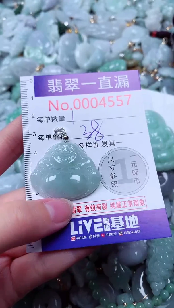吊坠(不含链)未镶嵌翡翠4557