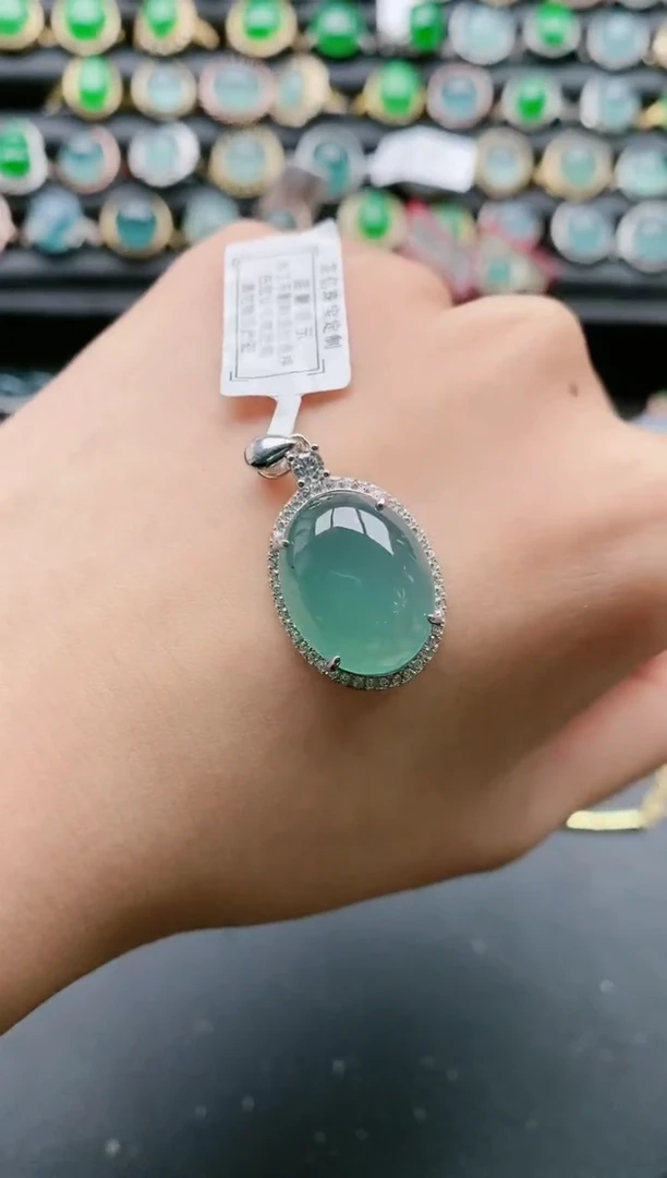 【闪购商品】翡翠戒指银S925镶嵌1111