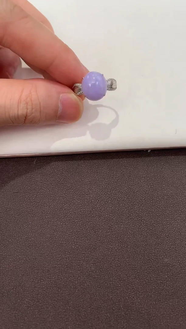 颈饰银S925镶嵌翡翠天然缅甸a货翡翠