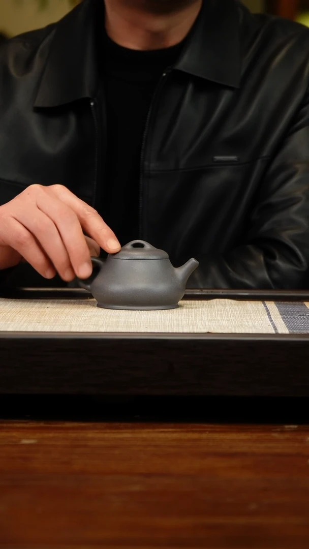 茶壶紫砂天青柱瓢