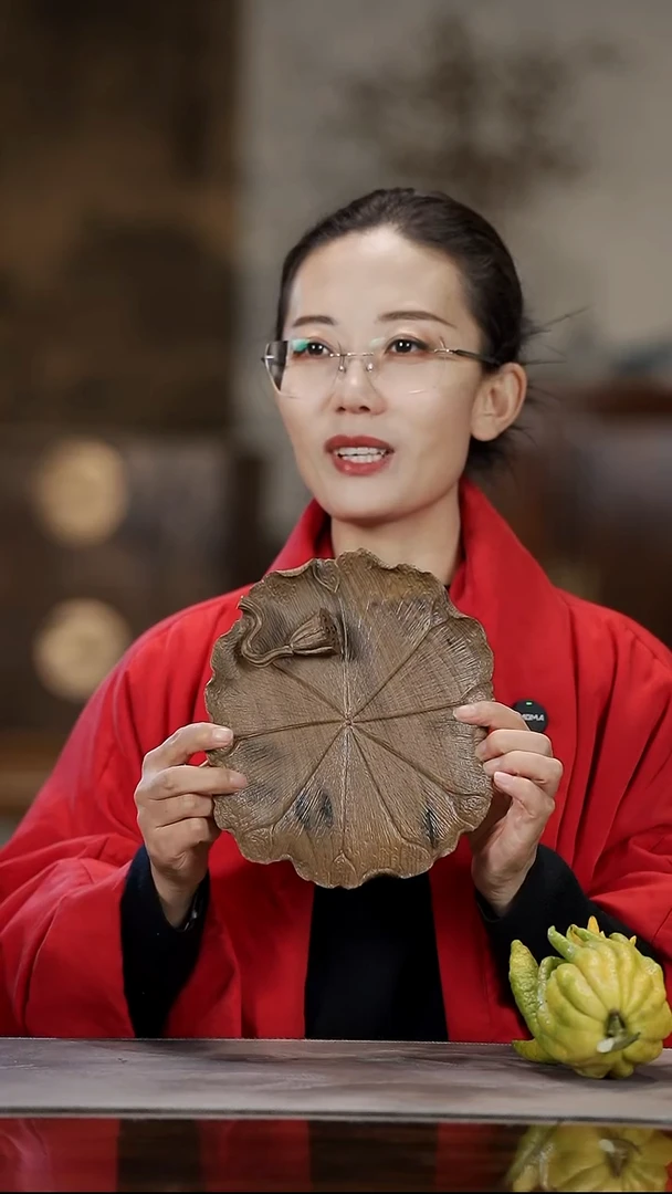 金丝楠756荷叶小果盘