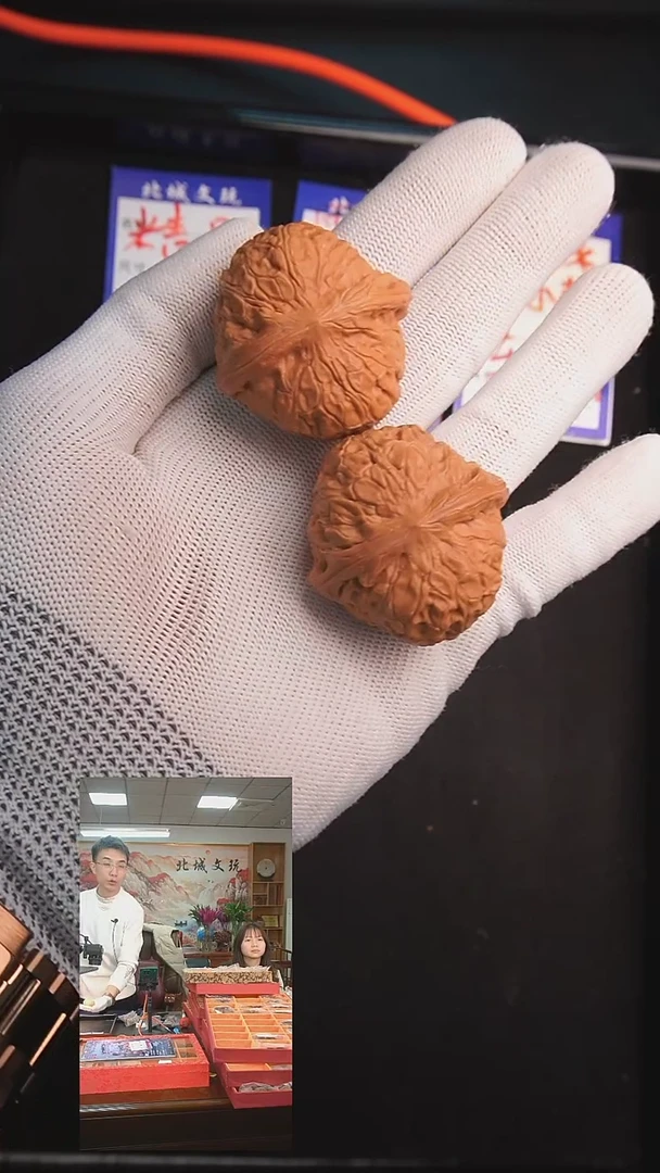 【闪购商品】文玩核桃吊坠85号40南瓜墩 已打底