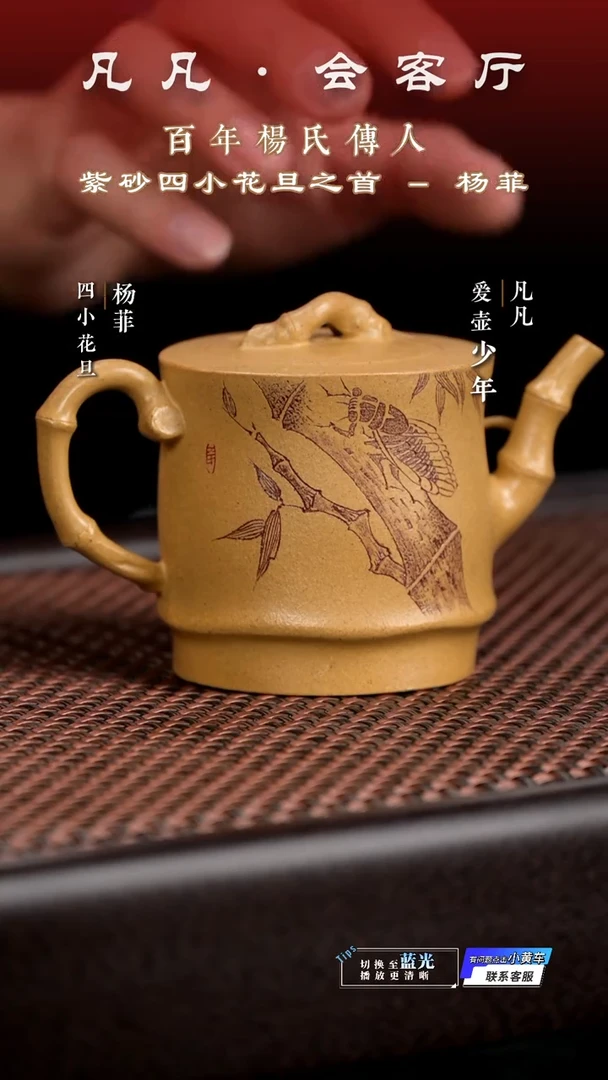 茶壶紫砂JPX杨菲19 知竹段泥140cc