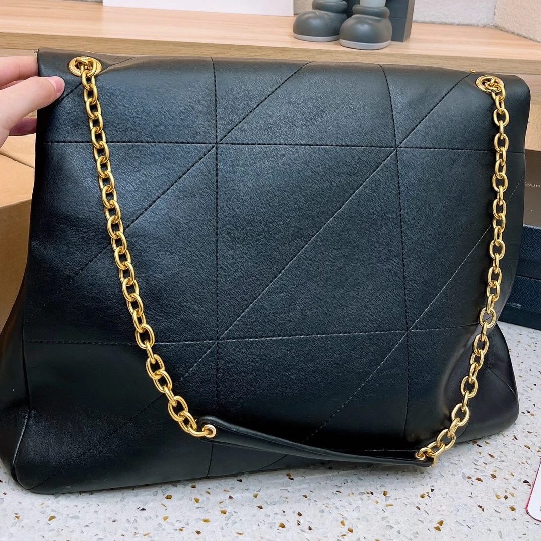 【JAMIE 4.3】流浪链条包腋下包女款包包黑色小羊皮单肩包