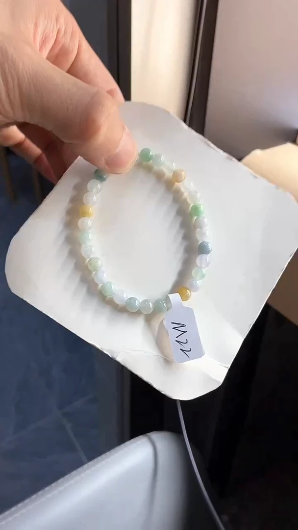 【闪购商品】翡翠手串未镶嵌天然A货翡翠手串M22