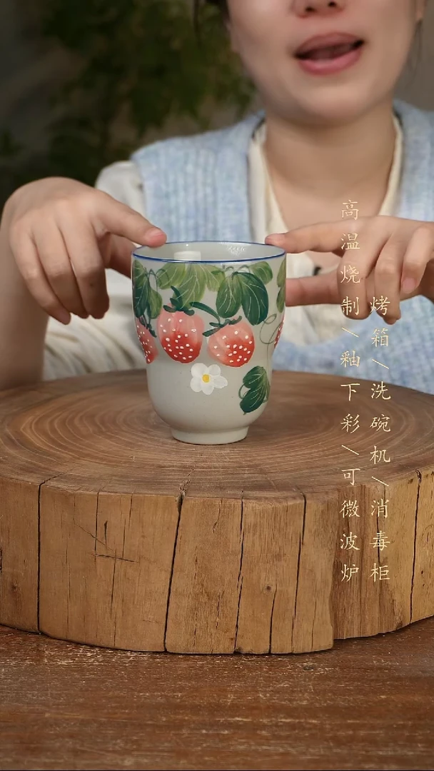 碗瓷景德镇手工手绘高温瓷釉下彩