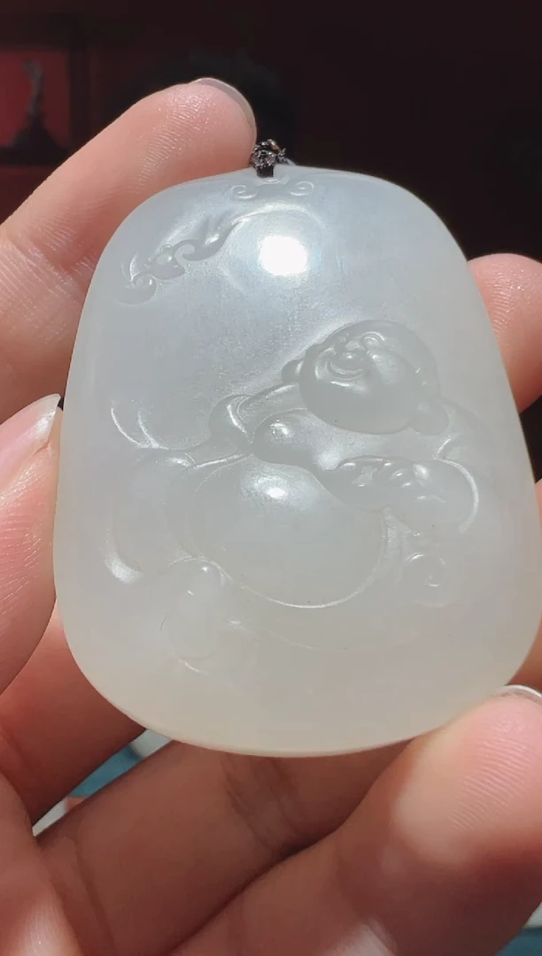 【闪购商品】和田玉吊坠(不含链)未镶嵌1