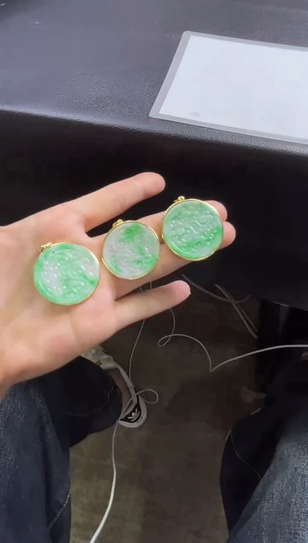 【闪购商品】翡翠颈饰银S925镶嵌Z108多样性发一件/配绳子