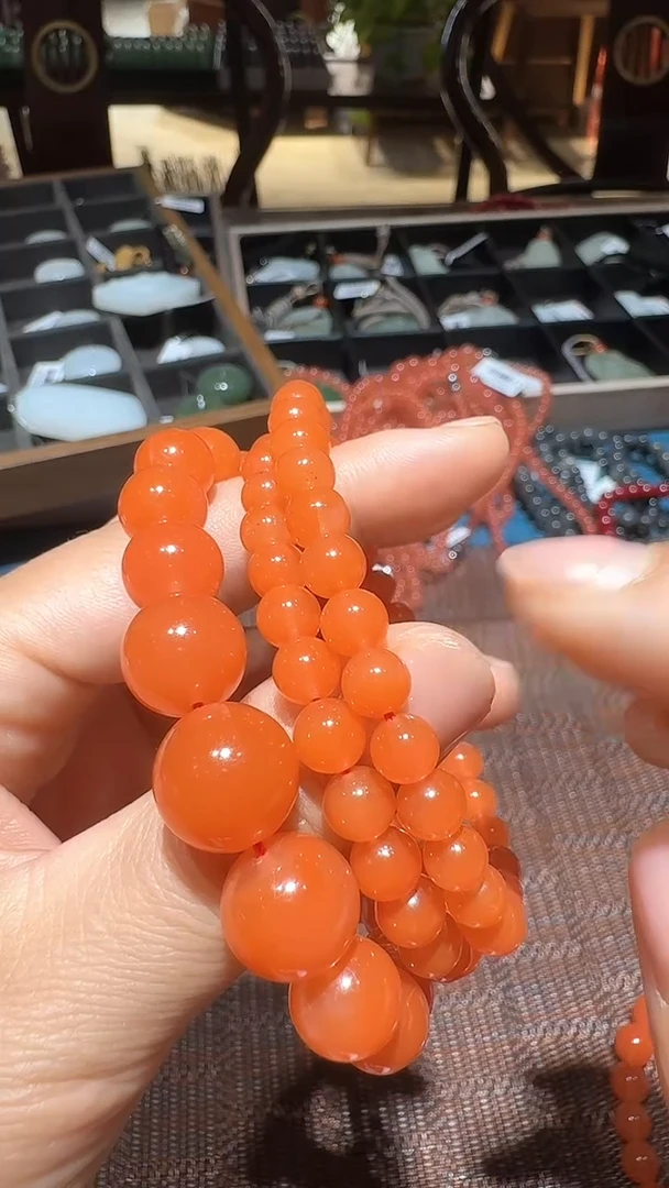 【闪购商品】南红玛瑙未镶嵌颈饰项链