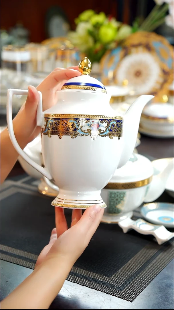 瓷片茶壶  1个   福利款