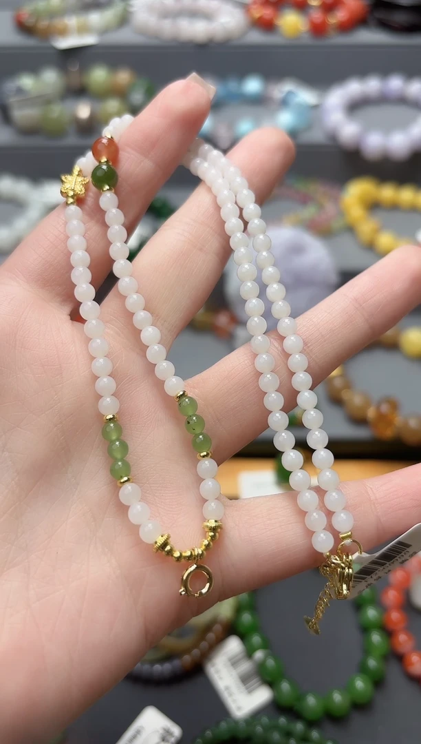 颈饰未镶嵌和田玉天然和田玉原创项链