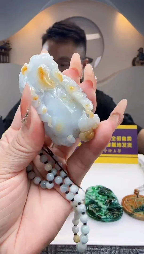 颈饰未镶嵌翡翠Q61609翡翠